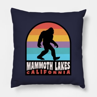 Mammoth Lakes California Bigfoot Sasquatch Sierra Nevada Mountains Pillow