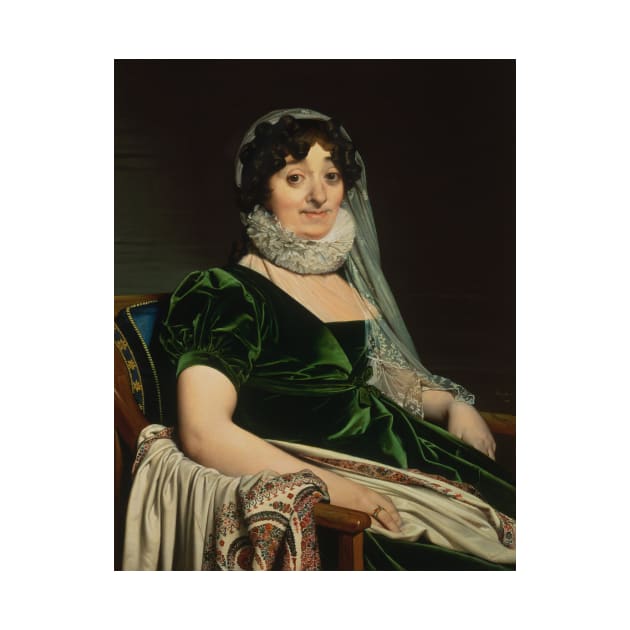 Portrait of the Countess of Tournon by Jean-Auguste-Dominique Ingres by Classic Art Stall