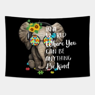 In A World Where You Can Be Anything Be Kind Autism Tapestry