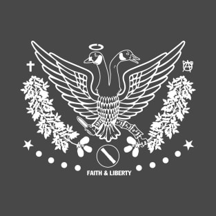 Faith & Liberty White Logo ALT T-Shirt
