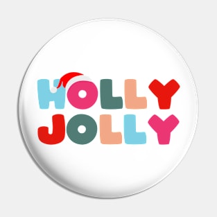 HOLLY JOLLY CHRISTMAS Pin