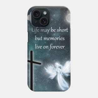 Angels watch over you Phone Case