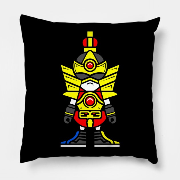 Chibi Thunder Megazord Pillow by jayawardani