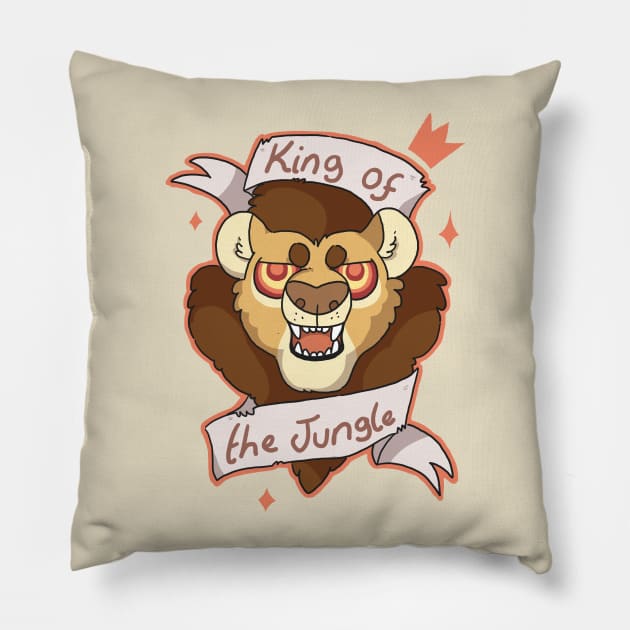 King of the Jungle Pillow by goccart