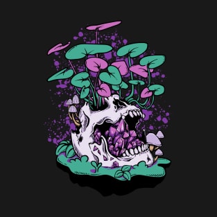 Skull Crystals in mouth T-Shirt