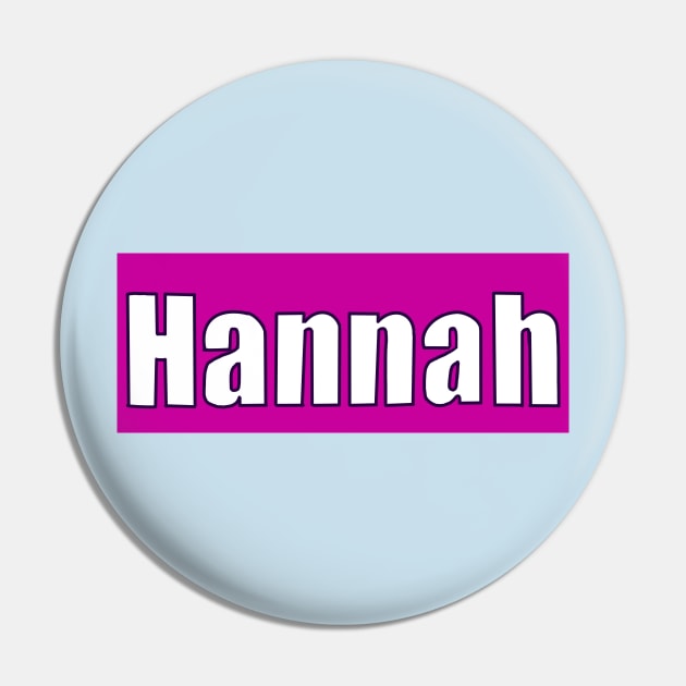 Top 10 best personalised gifts 2022  - Hannah -personalised, personalized  name white on pink - custom name Hannah Pin by Artonmytee