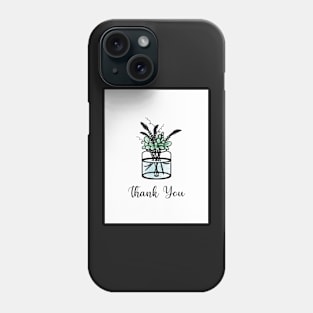 Thank You Card Phone Case