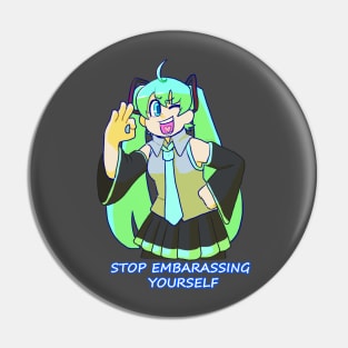 stop embarassing yourself Pin