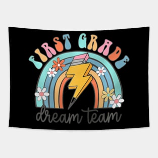 Back To School First Grade Teacher 1St Grade Dream Team Tapestry