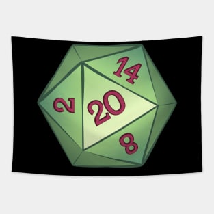 Natural 20 Dice Tapestry