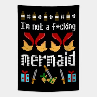 Happy Christmas and BTW, I'm Not a F'ing Mermaid! Tapestry