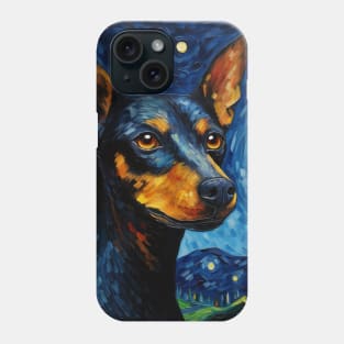 German Pinscher Night Phone Case