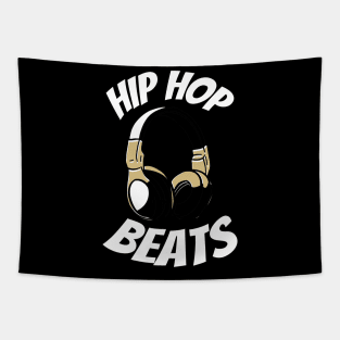 Hip Hop Beats Rap Music Design 90s Kopfhörer Tapestry