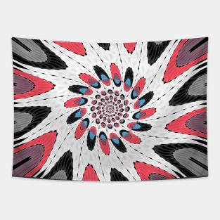 High contrast twirl Tapestry