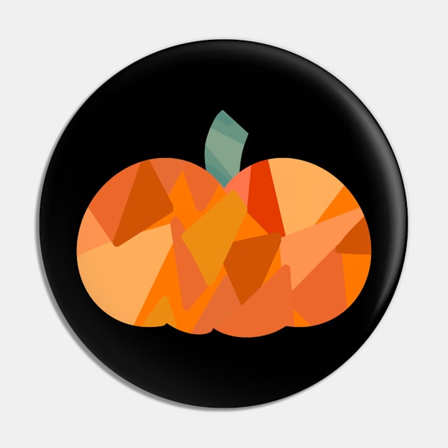 Mosaic Pumpkin Pin by GrayDaiser