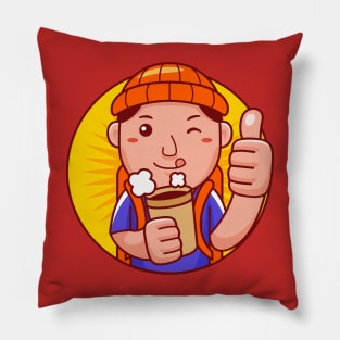 Traveller Man Pillow