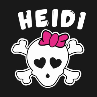 Piratin Heidi Design For Girls And Women T-Shirt