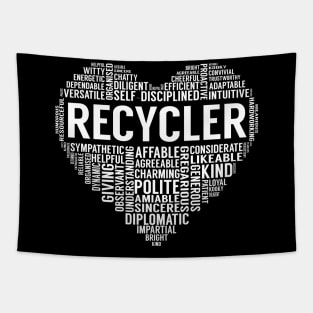 Recycler Heart Tapestry