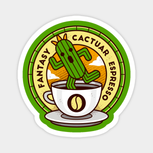 Cactuar Espresso Coffee Magnet