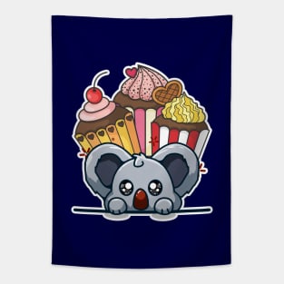 Koala cupcakes Tapestry