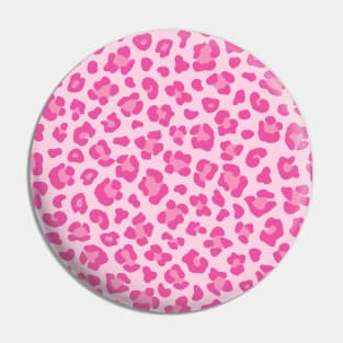 Pink Leopard Print Pin