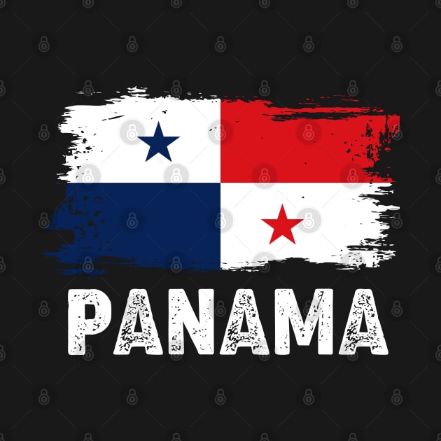 Vintage Panama Flag Panamanian Family Pride by Boneworkshop