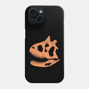 Carnotaurus fossil skull Phone Case