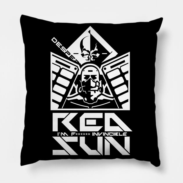 Sundowner - Metal Gear Rising Pillow by Nifty Store