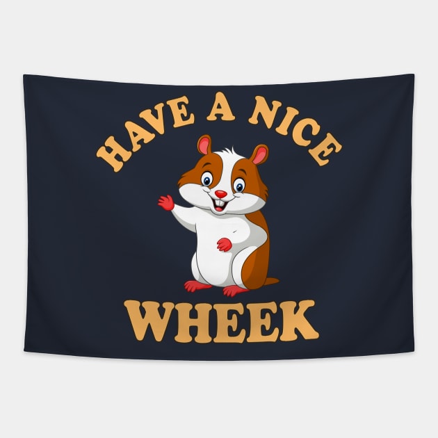 Guinea Pig Cavy Pet Furry Fluffy Wheek Tapestry by HiDearPrint