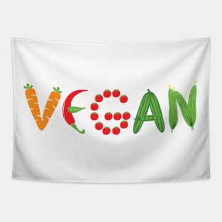 Vegan Cute Tapestry