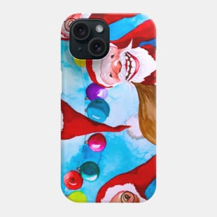 Santa clause group Phone Case