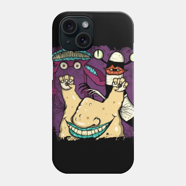 Aaahh!!! Real monsters Phone Case by Biscuit