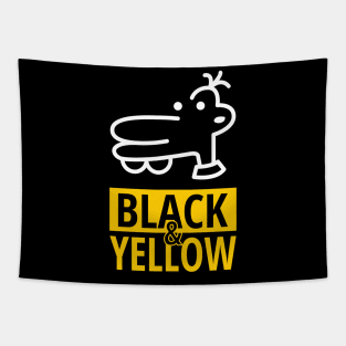 Manny Black & Yellow Tapestry