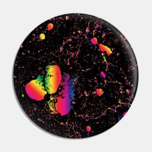 Rainbow Night Glitch Pin