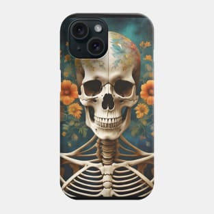 Flower Skeleton Phone Case