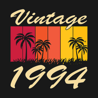 Vintage 1994 - sunny palmtrees - 1994 Birthday gift T-Shirt