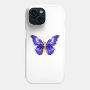 Sapphire Butterfly ( Blue Butterfly ) Phone Case