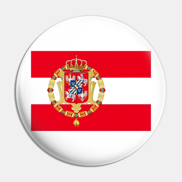 Polish Lithuanian commonwealth flag Pin by AidanMDesigns