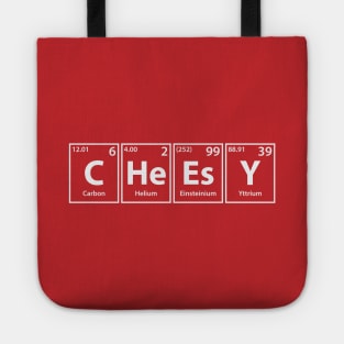 Cheesy (C-He-Es-Y) Periodic Elements Spelling Tote