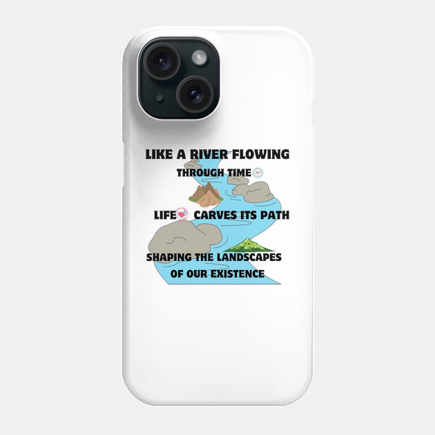 Quotes About Life: In the book of life, every chapter is a chance to rewrite the story of your soul Phone Case by MilkyBerry