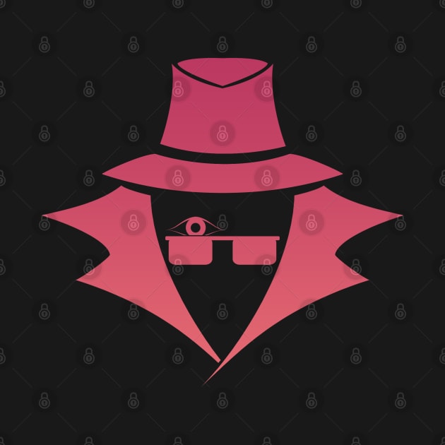 Mr. Eye: A Cybersecurity/Anonymity Icon (Red) by McNerdic