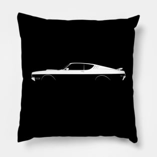 Mercury Cyclone Spoiler II Silhouette Pillow