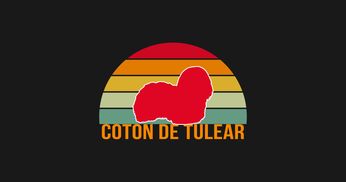 Download Coton de Tulear Vintage Silhouette - Coton De Tulear - T-Shirt | TeePublic