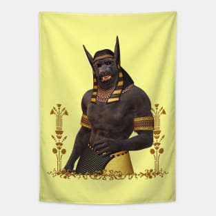 Anubis the egyptian god Tapestry