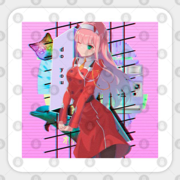 Zero Two Aesthetic Zero Two Darling In The Franxx Sticker