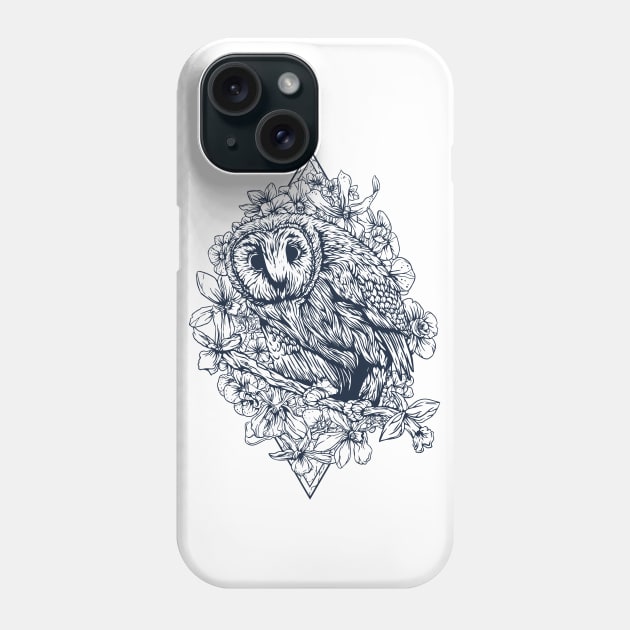 Primitive Owl Phone Case by redcolour