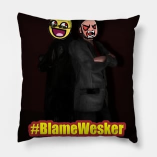 #BlameWesker Pillow