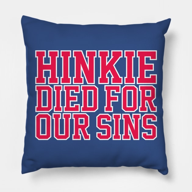 Hinkie Sins Pillow by Center City Threads