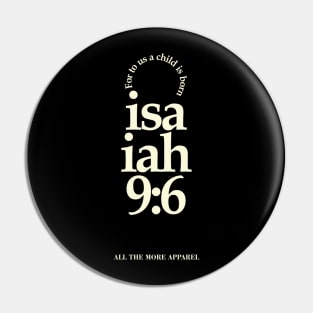 Isaiah 9:6 Pin