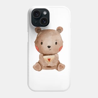 Cute Valentines Day Teddy Bear Phone Case